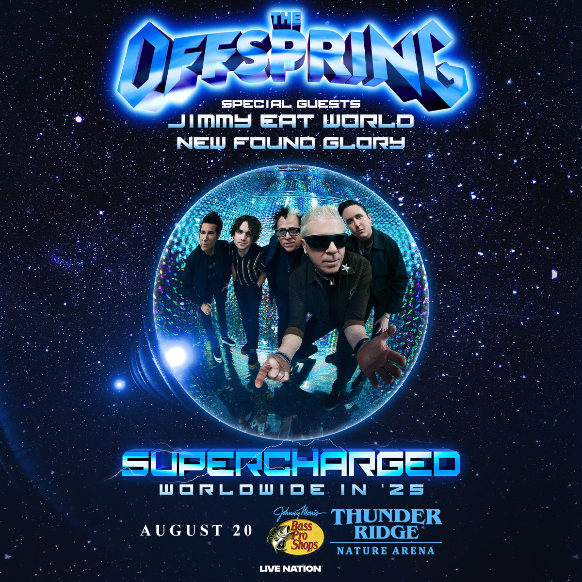 OffspringPosterSquare The Offspring concert poster at thunder ridge nature arena